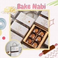 HỘP BÁNH TRUNG THU 6 BÁNH TRẮNG ĐỂ BÁNH 50-80GR