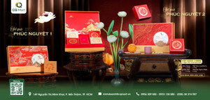 Hộp bánh trung thu Bibica phúc nguyệt 4 bánh