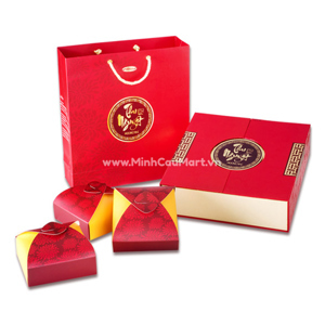 Hộp bánh trung thu Bibica thu nguyệt 4 bánh