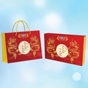 Hộp bánh trung thu Đồng Khánh Cô Tiên 4 - Vi cá yến sào hải sản 4 trứng 800g