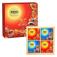 Hộp bánh trung thu Kido's Bakery Mỹ Vị An Khang Đỏ (4 cái x 150g)