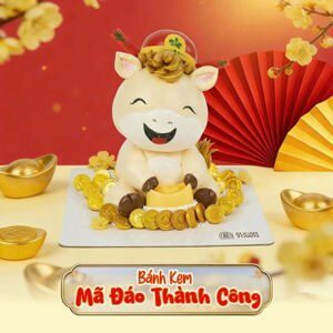 Hộp bánh trung thu Kinh đô Mã Đáo Thành Công 4 bánh