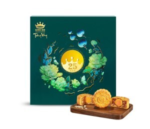 Hộp bánh trung thu Kinh đô Trăng vàng Hồng Ngọc Vàng 4 bánh