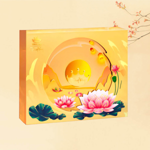 Hộp bánh trung thu Kinh đô Trăng vàng Hồng Ngọc Vàng 4 bánh