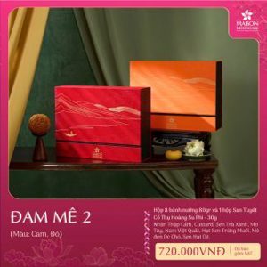 Hộp bánh trung thu Maison Đam mê 6 bánh