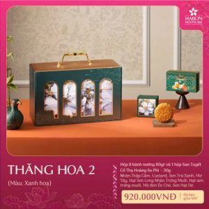 Hộp bánh trung thu Maison Thăng hoa 6 bánh