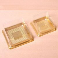 Hộp bánh trung thu nhựa đế vàng XY80S 125g - 150g.