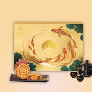 Hộp bánh trung thu Trăng Vàng Hoàng Kim Vinh Hoa (Vàng)