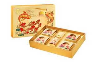 Hộp bánh trung thu Trăng Vàng Hoàng Kim Vinh Hoa (Vàng)