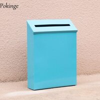 Hộp báo POKINGE, Hộp thư kim loại đa chức năng sáng tạo, Hộp thư điện tử tối giản bằng sắt treo tường dung tích lớn tại nhà
