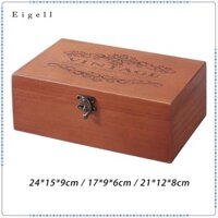 Hộp Bảo Quản Bằng Gỗ Hình Chữ Nhật Kho Báu Hộp Đựng Đồ Hộp Gỗ Cho