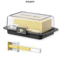 Hộp Bảo Quản Bơ CHLOCH, Hộp Cắt Và Đóng Gói Bơ Bền, Dụng Cụ Bảo Quản Tủ Lạnh Dung Tích Lớn Hộp Giữ Tươi