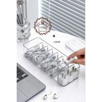 Hộp bảo quản dây sạc, tai nghe gọn hàng thông minh