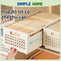 Hộp Bảo Quản Đồ Lót Thùng Đựng Nhựa Có Thể Thu Vào Tủ Quần Áo Tổ Chức Hộp Đựng
