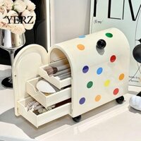 Hộp Bảo Quản Mỹ Phẩm YZ, 3 Lớp Ngăn Kéo Loại Mảnh Vỡ Giá Để Đồ, Đa Năng INS Chống Bụi Dung Tích Lớn Văn Phòng Phẩm Hộp Phân Loại Bàn Trang Điểm