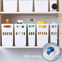 Hộp Bảo Quản Nhà Bếp Relaxorox Có Tích Hợp Thiết Kế Ròng Rọc Nhựa Sổ Lưu Trữ Giấy Hộp Đựng Trong Suốt Thùng Bảo Quản