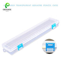 Hộp Bảo Quản ORNOOU, Dụng Cụ Vẽ Nghệ Thuật Thủ Công Bàn Chải Hộp Bảo Quản Tranh, Hộp Nhựa Trong Suốt Hộp Đính Hạt Trắng Bút Màu Nước