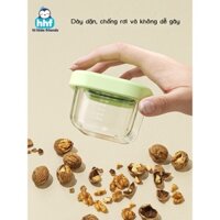 Hộp bảo quản thức ăn cho bé, bảo quản thức ăn cho bé lọ thủy tinh, hấp súp trứng dụng cụ, kín đông