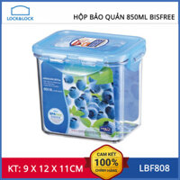 Hộp bảo quản thực phẩm 850ml Lock&Lock Bisfree hình chữ nhật - LBF808