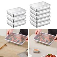 Hộp Bảo Quản Thực Phẩm Lò Nướng Đa Năng Đĩa Nướng Bánh Bao Hộp Bảo Quản Thịt Nướng Bún Hấp