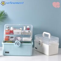 Hộp bảo quản thuốc tái tạo, Dung tích lớn có tay cầm ngực thuốc, Hộp khẩn cấp gia đình phân loại đa chức năng đa chức năng di động