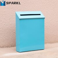 Hộp Báo SPARKL, Hộp Thư Kim Loại Sắt Đa Năng, Hộp Đựng Đồ Sáng Tạo Tối Giản Treo Tường Express Hộp Thư Ngoài Trời