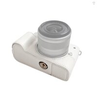 Hộp Bảo Vệ Camera Di Động Phong Cách Retro Hộp Đựng Máy Ảnh Mang Theo Túi Mở Thiết Kế Đáy Có Dây Đeo Vai Thay Thế Cho Canon EOS M50 / M50 II / M5