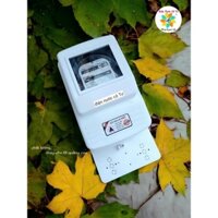 Hộp bảo vệ công tơ điện hộp đậy đồng hồ điện 1 pha ngoài trời nhựa ABS cao cấp 37x19x16.5cm