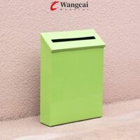 Hộp báo WANCGAI, Hộp thư kim loại sắt treo tường, Hộp Email đa chức năng tối giản sáng tạo dung tích lớn ngoài trời