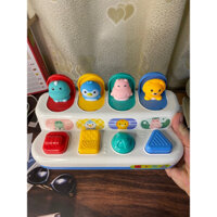 Hộp bất ngờ - Hộp bật hình thú rèn luyện tinh - bé học màu sắc