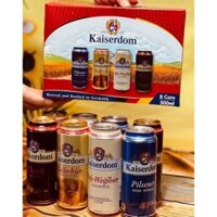 Hộp bia Đức Kaiserdom Collection giftset 8 lon 500ml