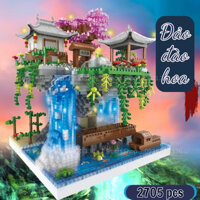 [Hộp] Bộ lắp ráp lego kiến trúc nổi tiếng: Lego xứ sở thần tiên, Cung Quảng Hằng, lego Đảo Đào Hoa, Vạn Lý Trường Thành