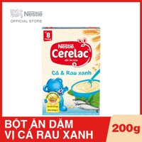 Hộp bột ăn dặm NESTLÉ CERELAC Cá rau xanh - 200g LazadaMall