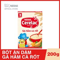 Hộp bột ăn dặm NESTLÉ CERELAC Gà hầm cà rốt - 200g LazadaMall