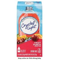 Hộp bột trái cây Crystal light Fruit punch dành cho người ăn kiêng