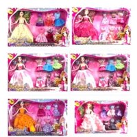 Hộp búp bê cánh 6 áo