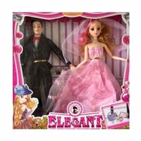 Hộp búp bê cô dâu và chú rễ