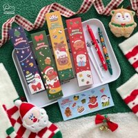 Hộp bút bi + ngòi Noel (5c)
