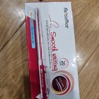Hộp Bút bi Thiên Long TL chính hãng (hộp 20 bút màu đỏ) như hình