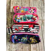 Hộp bút, bóp đựng viết Minnie, Monster High cho bé gái.