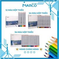 Hộp Bút Chì 12/24/36 Màu Vẽ Tranh Cao Cấp Marco Raffine– Hộp Thiếc 7100..TN