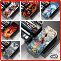 Hộp bút chì EYESHELLS, Bút chì Nezha chống nước hai lớp, Đồ dùng học tập phổ biến Hộp bút Aobing mát mẻ cho bé gái bé trai