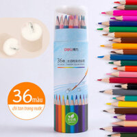 Hộp bút Chì gỗ 36 Màu Nước kèm Đồ chuốt