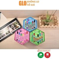 Hộp Bút Chì Màu 4 Tầng Xoay Có 46 món