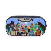 Hộp bút chì Minecraft Minecraft túi văn phòng phẩm học sinh chống bẩn Hộp bút chì hoạt hình dung tích lớn