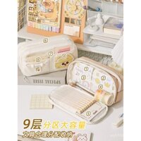 Hộp bút chì phổ biến 2025 mới dễ thương, dung tích lớn, kiểu dáng cao cấp, hộp bút chì cho học sinh tiểu học, hộp văn phòng phẩm cho trẻ em, hộp bút chì cho bé trai bé gái, hộp bút chì cho học sinh trung học cơ sở, hộp bút chì cho bé gái màu đen dễ thương