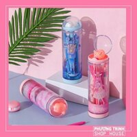 Hộp bút chống rung lắc hình trụ có cát kim tuyến(Hàng order)