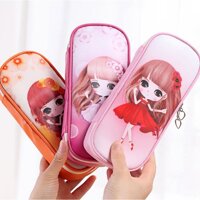 Hộp bút đa năng công chúa sắc màu cho bé gái - Ngẫu nhiên