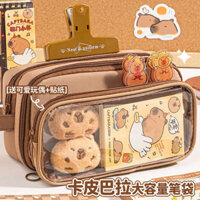 hộp bút deli lọ đựng bút để bàn cute Túi đựng bút chì siêu hot Kapiballa 2025 lớp 2 năm 3, hộp đựng văn phòng phẩm kiểu instagram dung tích lớn, giá trị cao cho bé trai mẫu mới cho bé gái, hộp đựng bút chì cho bé gái trung học, túi đựng văn phòng phẩm đa