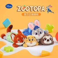 Hộp bút Disney chính hãng Zootopia Judy, đồ chơi nhồi bông Nick dễ thương, túi búp bê hoạt hình dễ thương, quà sinh nhật